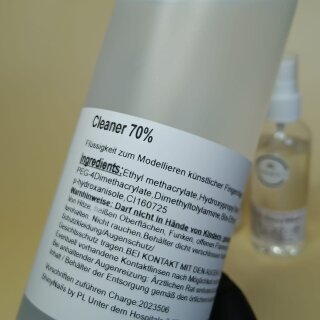 Cleaner klar 500 ml 70% Isopropylalkohol