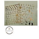 3D Sticker 014 silber