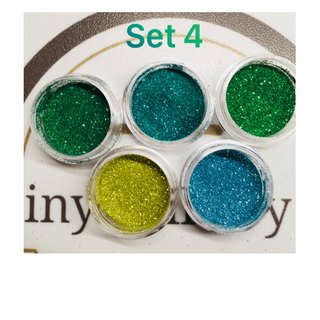 Glitzerstaub Set 4 5x 4g