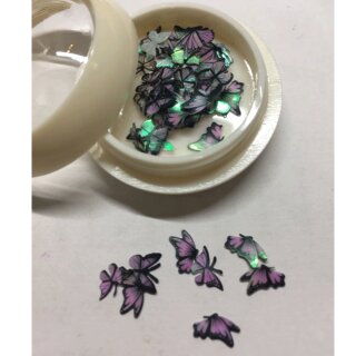 Nailart Holo Einleger Schmetterling 002