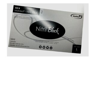Nitril Handschuhe Black Gr. L 100 Stück