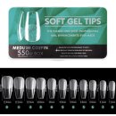 Soft Gel Tips Meduim Coffin