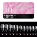 Soft Gel Tips Short Stiletto